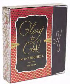 Card-Boxed-Glory To God-Luke 2:14 KJV (Box Of 18) (Pkg-18)