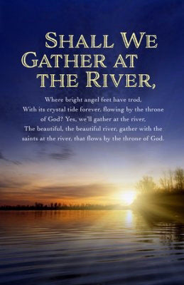 Bulletin-Gather At The River (Funeral) (Pack Of 100) (Pkg-100)