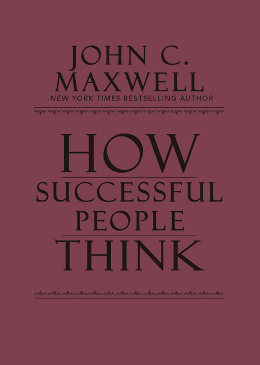 How Successful People Think-Burgundy Euroluxe