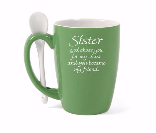 Mug-Spoon Mug-Sister (15 Oz)