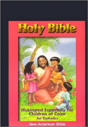 NAB Children Of Color Bible-Black Imitation Leathe