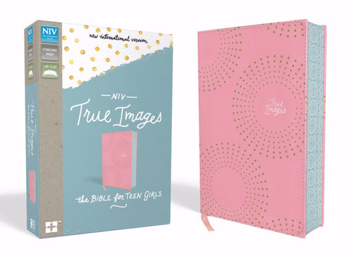 NIV True Images Bible For Teen Girls-Pink Leathersoft