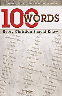 100 Words Every Christian Should Know Pamphlet (Pack Of 5) (Pkg-5)