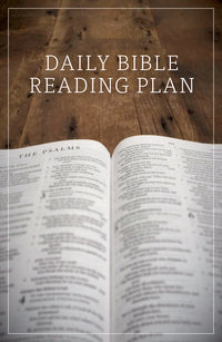 Tract-Daily Bible Reading Plan (Pack Of 25) (Pkg-25)