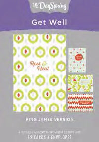 Card-Boxed-Get Well-Patterns (Box Of 12) (Pkg-12)