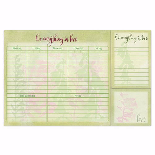 Assorted Desk Memo Pads-Do Everything In Love