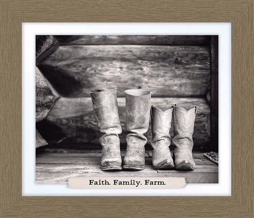 Framed Art-Faith. Family. Farm. (27.5 x 23.5)