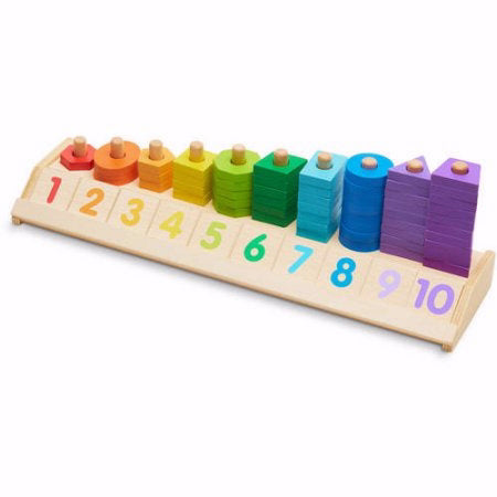 Counting Shape Stacker (66 Pieces) (Ages 2+)