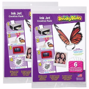 Craft Kit-Shrinky Dinks Ink Jet Creative Pack (6 P