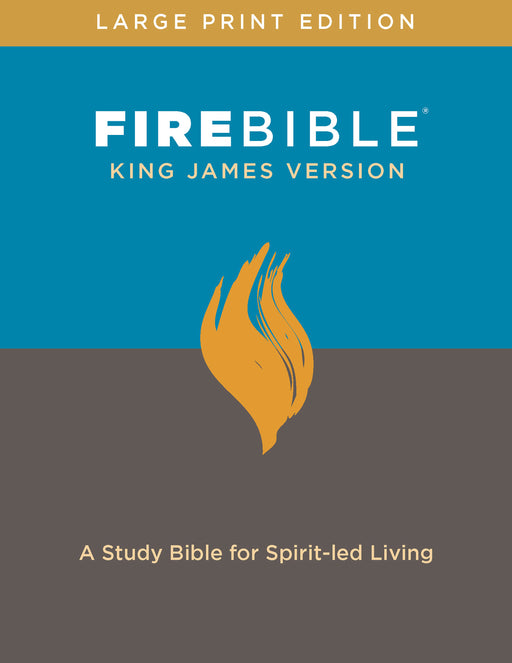 KJV Fire Bible/Large Print-Hardcover