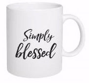 Mug-Simply Blessed (15 Oz)