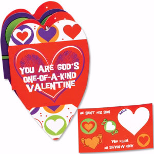You Are God's One-Of-A-Kind Valentine Booklet w/Stickers