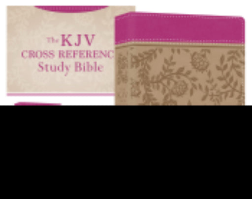 KJV Cross Reference Study Bible/Compact-Peony Blossoms Softcover