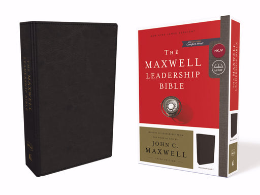 NKJV Maxwell Leadership Bible (Third Edition) (Comfort Print)-Black Leathersoft