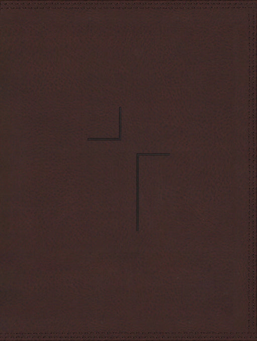 NIV The Jesus Bible (Comfort Print)-Brown Leathersoft