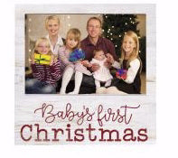 Photo Frame-Baby's First Christmas (7" x 7")