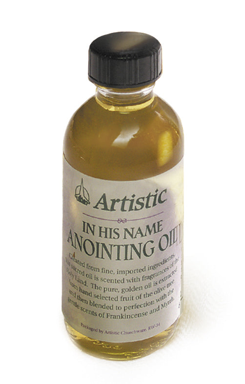 Anointing Oil-Frankincense And Myrhh "In His Name"-2 Oz