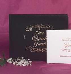 Guest Book-Our Church Guests-Large-Black