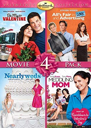 Hallmark Valentine's Day Quad: (All's Fair in Love and Advertising / Be My Valentine / Meddling Mom / Nearlyweds)