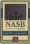 NASB Large Prt Compact Bible-Blk Leathertex (Jan)