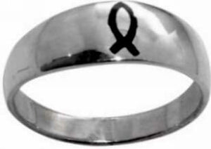 Enameled Ichthus-Stainless-Style 386-Sz  5 Ring