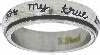 I Will Wait/True-Cursive-Spin-Style 364-Sz 11 Ring