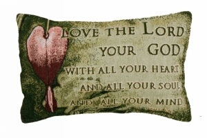 Pillow-Love the Lord (Tapestry) (9 x 12)