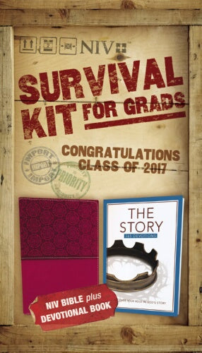 NIV 2017 Survival Kit For Grads (Burgundy - Girls Edition)