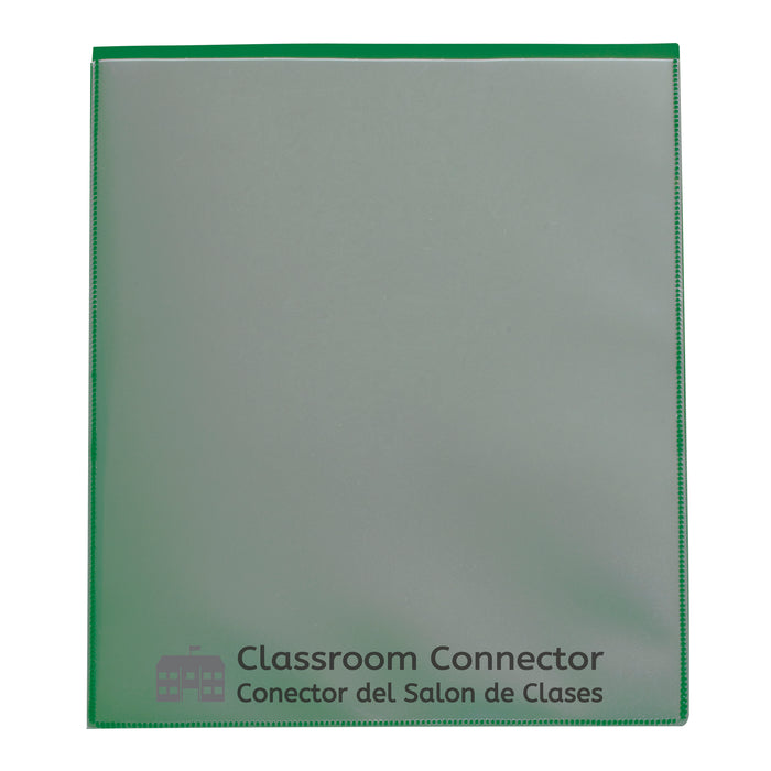 C-line Grn 25ct Classroom Connector School To Home Folders