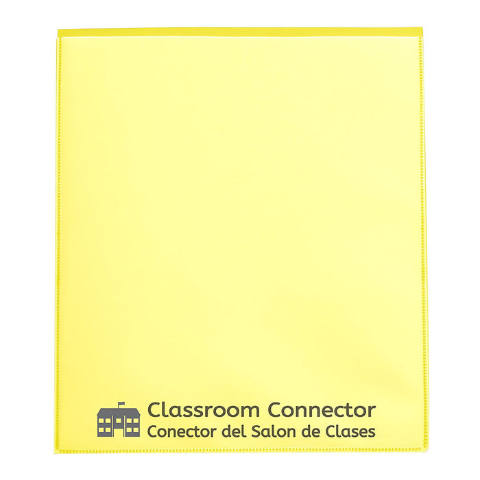 C-line Ylw 25ct Classroom Connector School To Home Folders