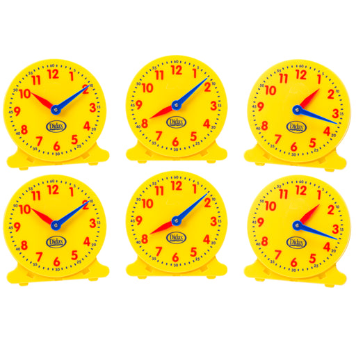 5in Student Clocks Set Of 6