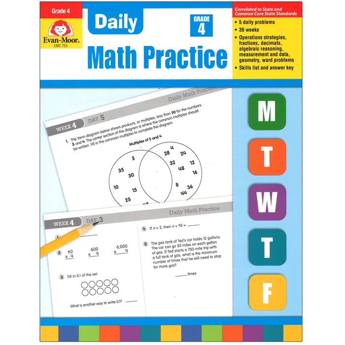 Daily Math Practice Gr 4