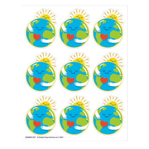 Earth Giant Stickers, 36 Per Pack, 12 Packs