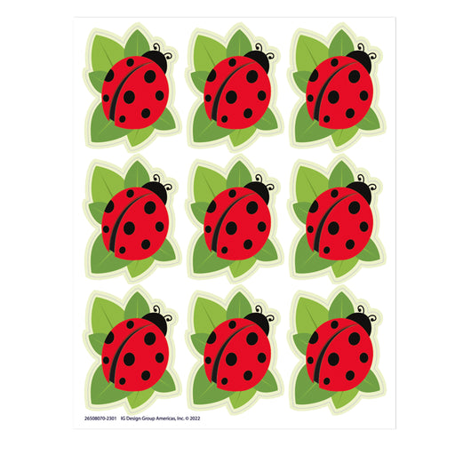 Ladybugs Giant Stickers, 36 Per Pack, 12 Packs