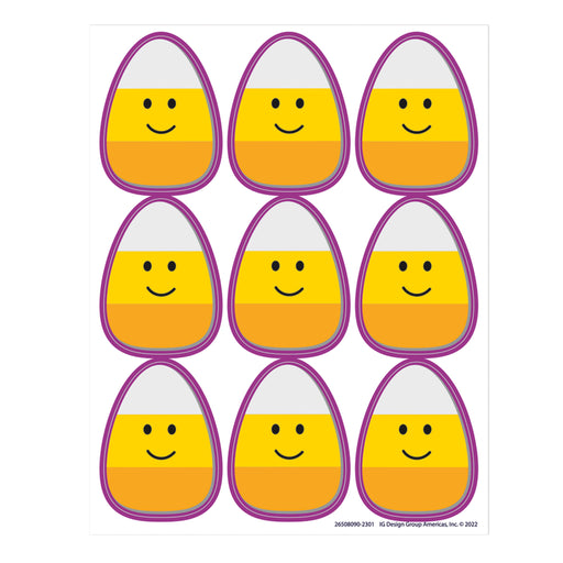 Candy Corn Giant Stickers, 36 Per Pack, 12 Packs