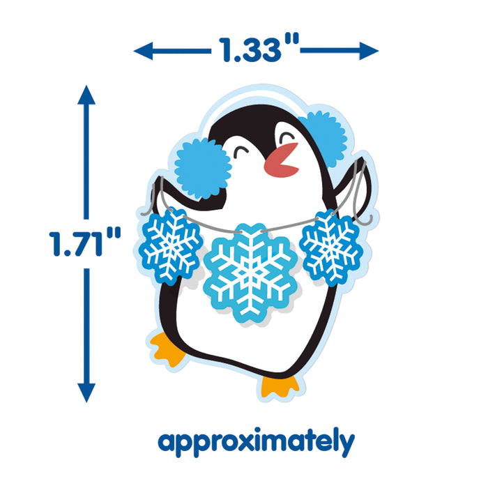 Winter Penguin Giant Stickers, 36 Per Pack, 12 Packs