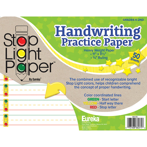 (6 Ea) Stop Light Practice Paper 50ct