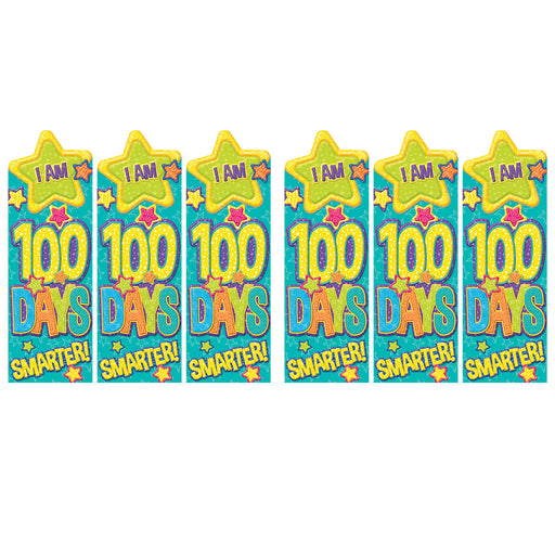(6 Pk) Color World 100 Day Bookmark