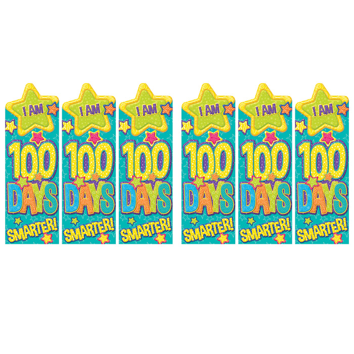 (6 Pk) Color World 100 Day Bookmark