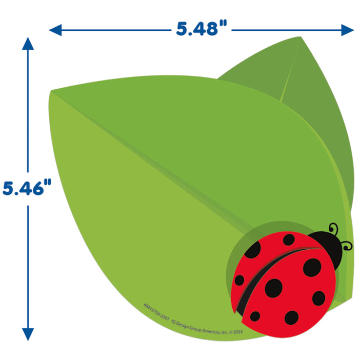 Ladybug Paper Cut-Outs, 36 Per Pack, 3 Packs