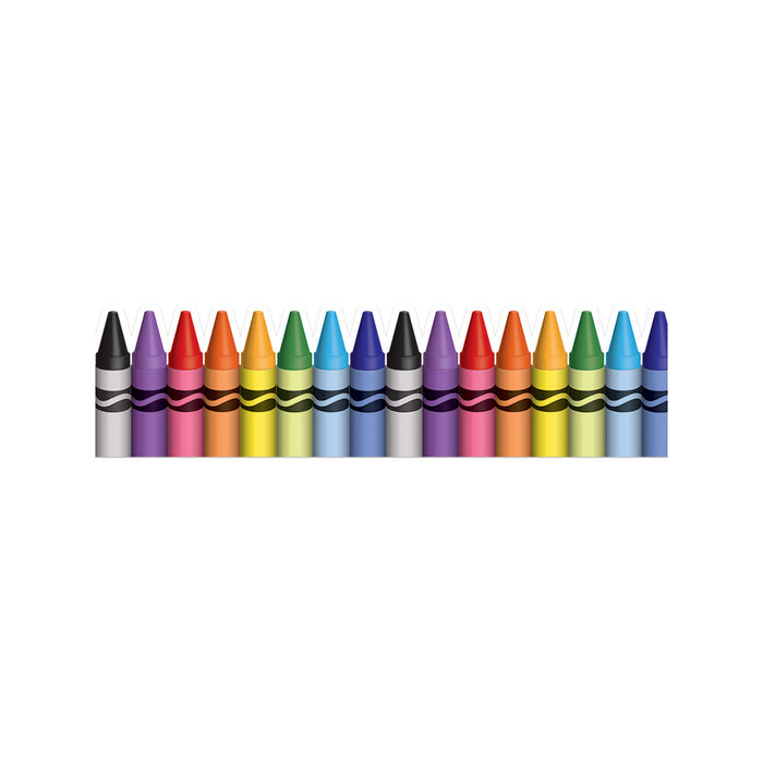 Crayola® Crayons Extra Wide Deco Trim®, 37 Feet Per Pack, 6 Packs