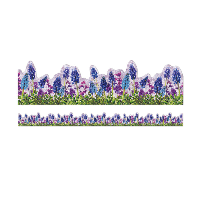 Curiosity Garden Die-Cut Floral Extra Wide Deco Trim®, 37 Feet Per Pack, 6 Packs