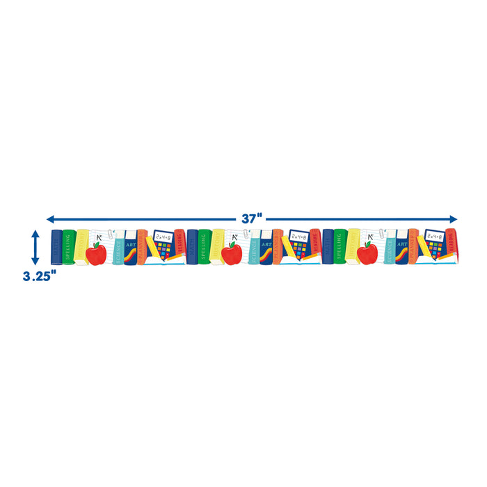 Books and Tools Extra Wide Deco Trim®, 37 Feet Per Pack, 6 Packs