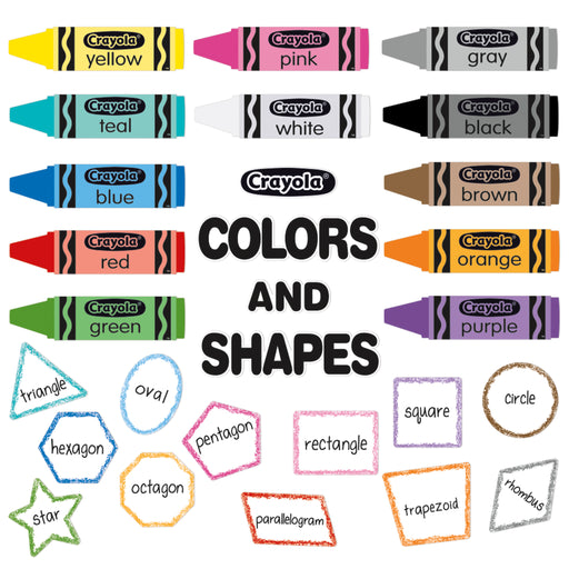 Crayola® Colors & Shapes Bulletin Board Set