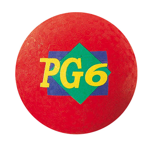 (3 Ea) Playground Ball Red 6in 2 Ply