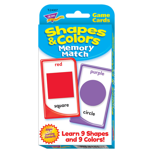 (6 Ea) Challenge Cards Colors And Shape