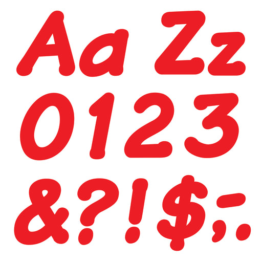 (3 Pk) Ready Letters 4in Italic Red