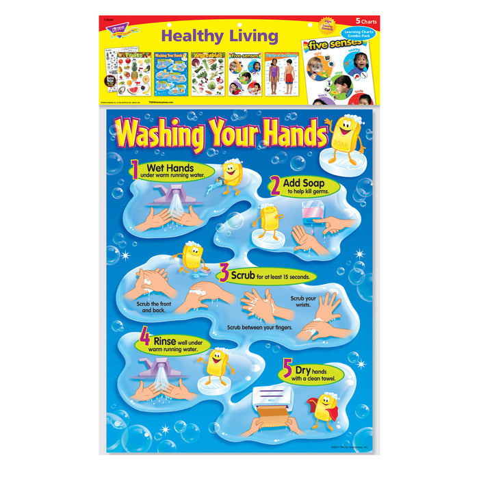 Healthy Living Learning Charts Combo Pack
