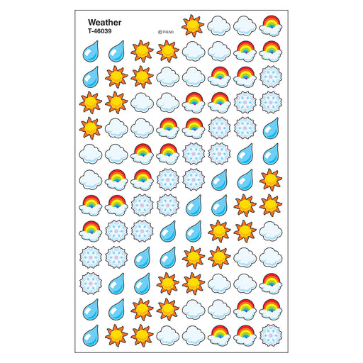 (6 Pk) Supershape Stickers Weather