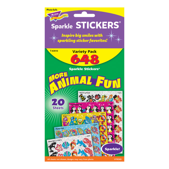 Animal Fun Sparkle Stcker Var Pk 656ct